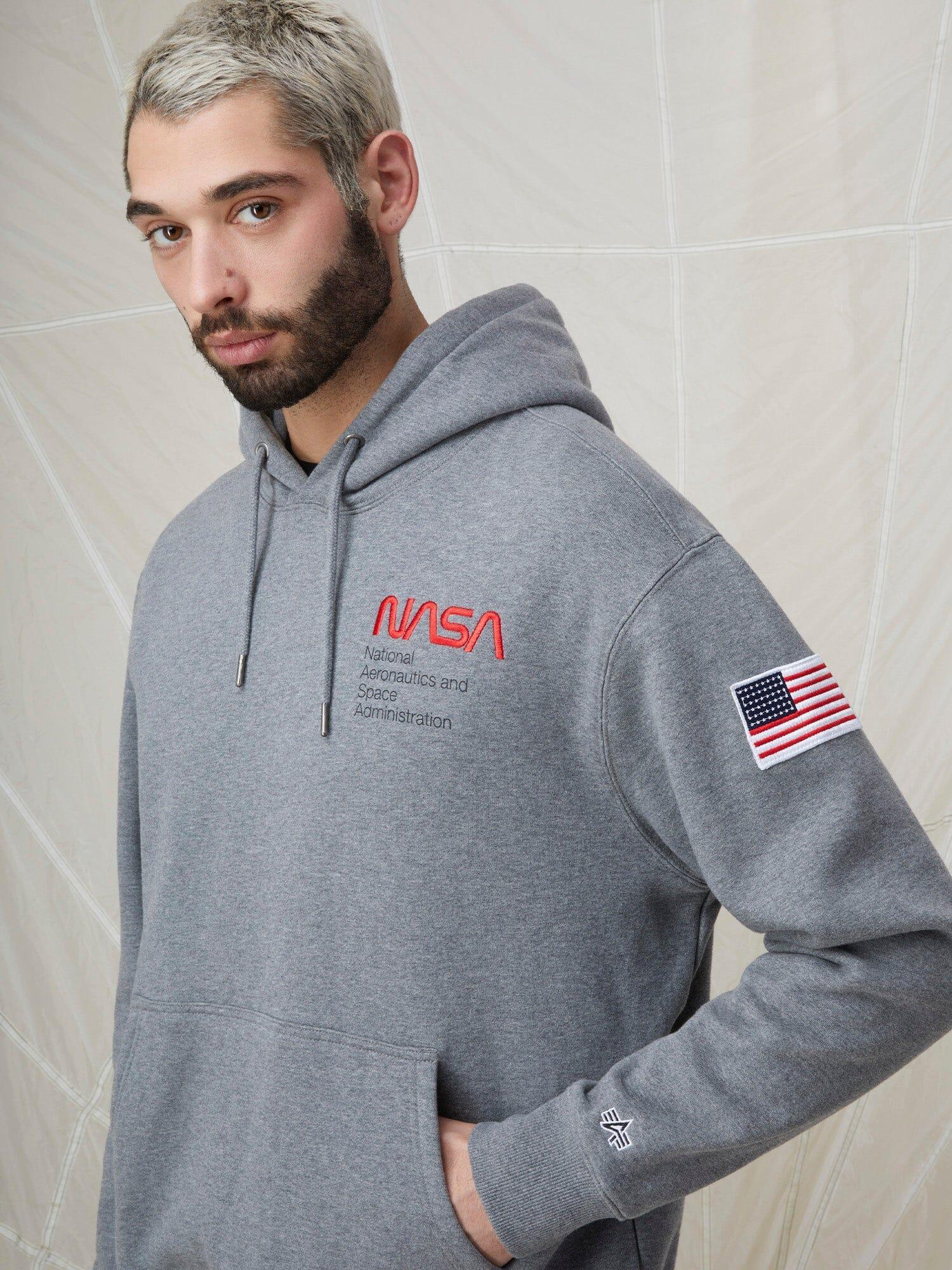 NASA WORM LOGO HOODIE Male Product Image