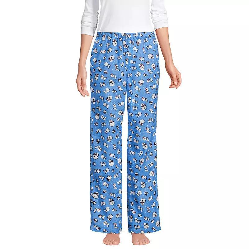 Womens Lands End Womens Flannel Pajama Pants Product Image