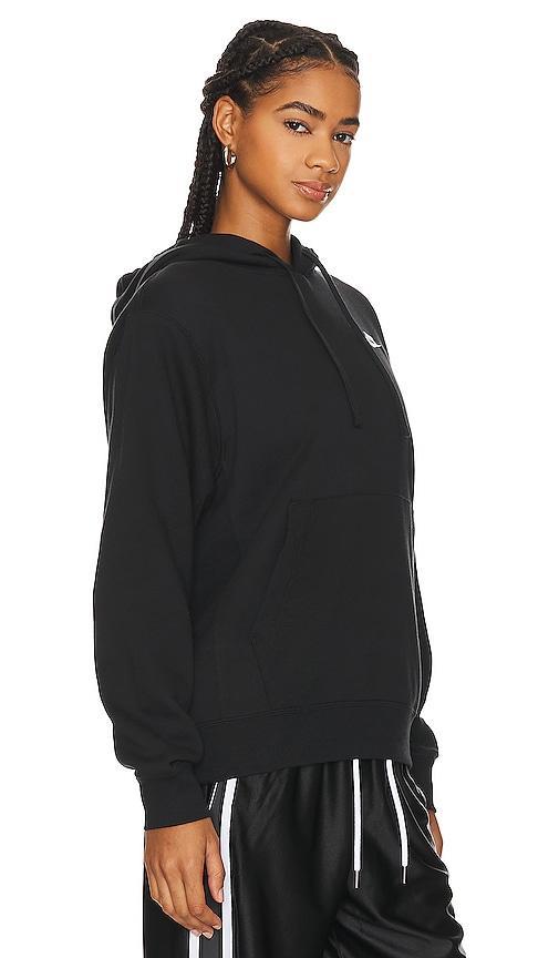 Nike Mens Nike Club Pullover Hoodie - Mens White/Black Product Image