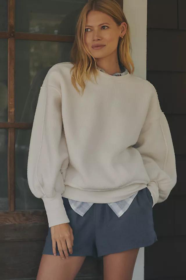 Pilcro Slouchy Crew-Neck Sweatshirt Product Image