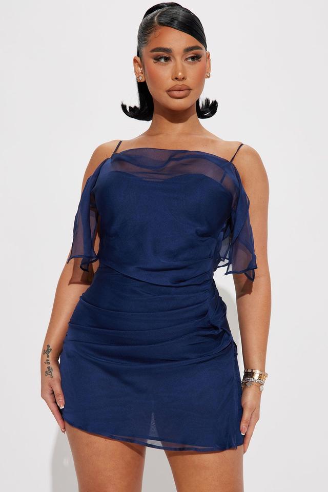 Denise Mini Dress - Navy Product Image