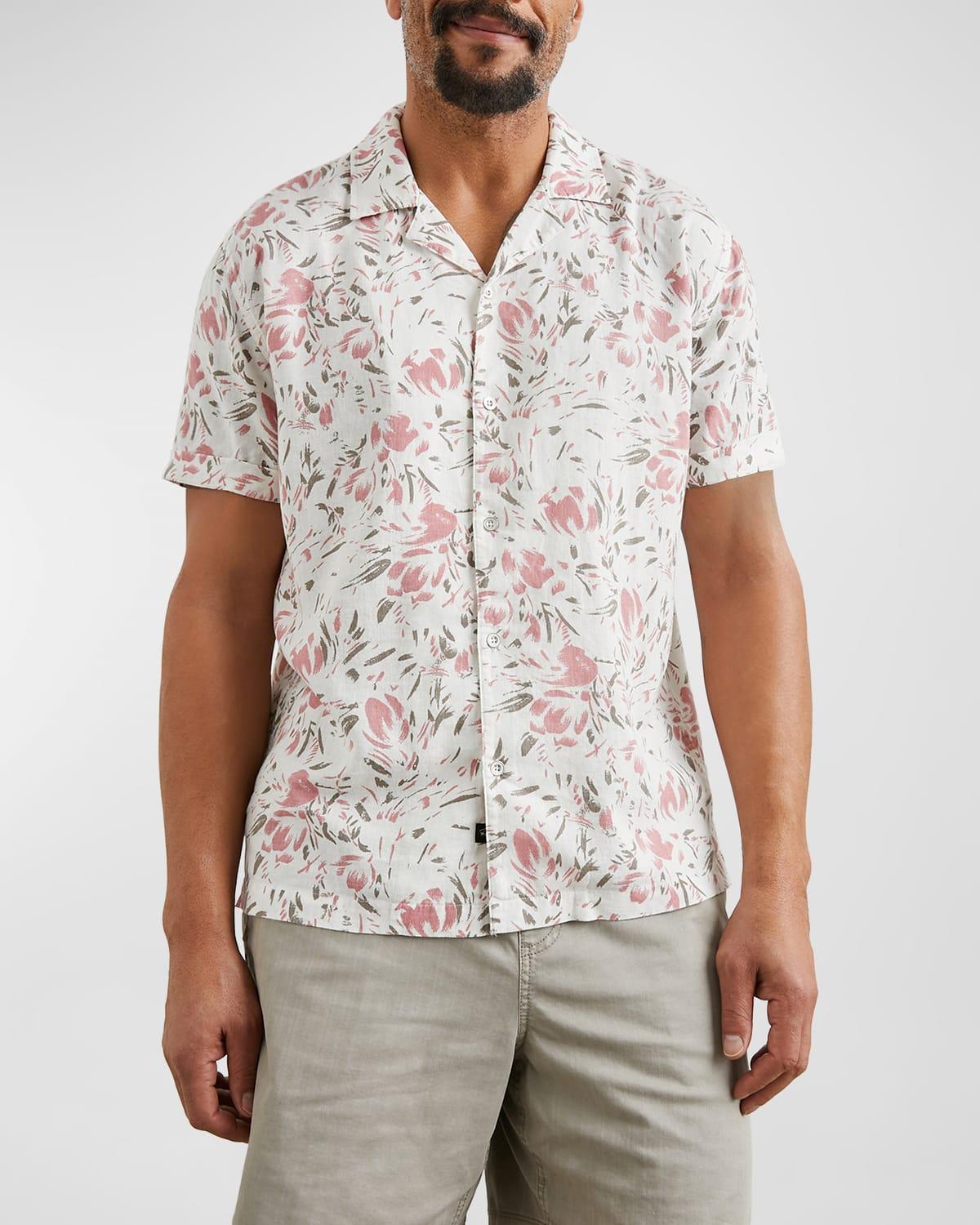 Mens Dresden Abstract-Print Shirt Product Image