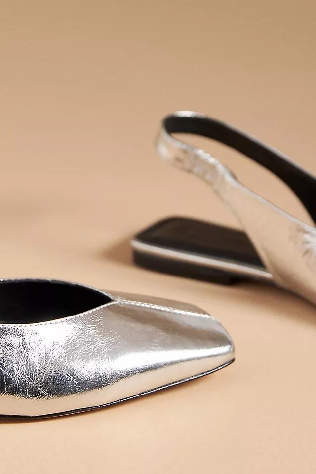 Maeve Square-Toe Slingback Flats Product Image