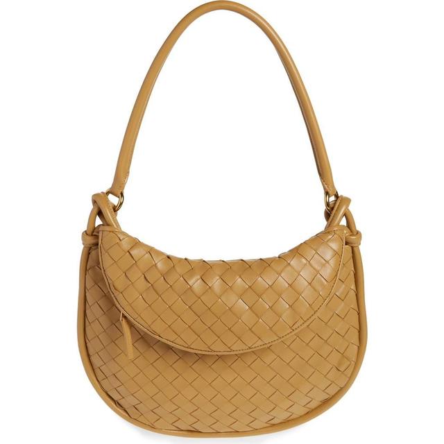 BOTTEGA VENETA Gemelli Medium Shoulder Bag In Dark Praline-m Brass Product Image