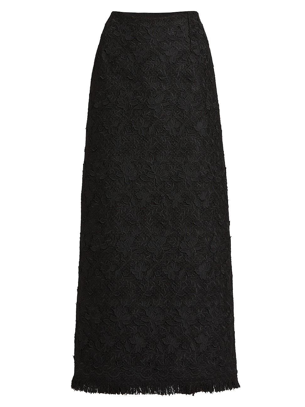 Womens Gardenia Guipure Tweed Pencil Skirt Product Image