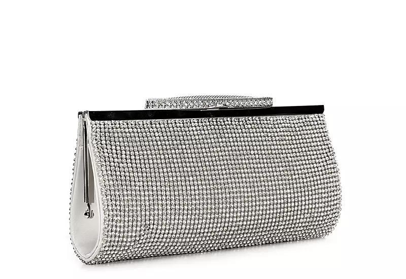 La Regale Womens Metal Mesh Clutch Product Image