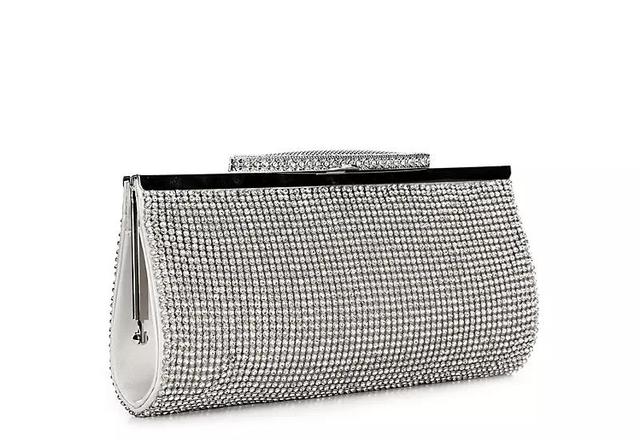 La Regale Womens Metal Mesh Clutch Product Image