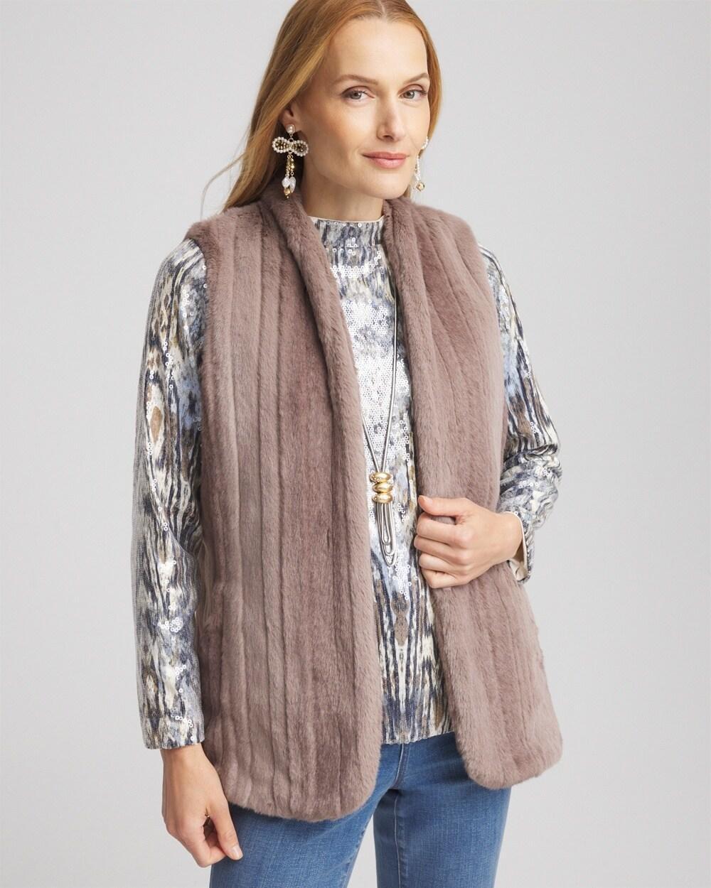 Faux Fur Vest Product Image