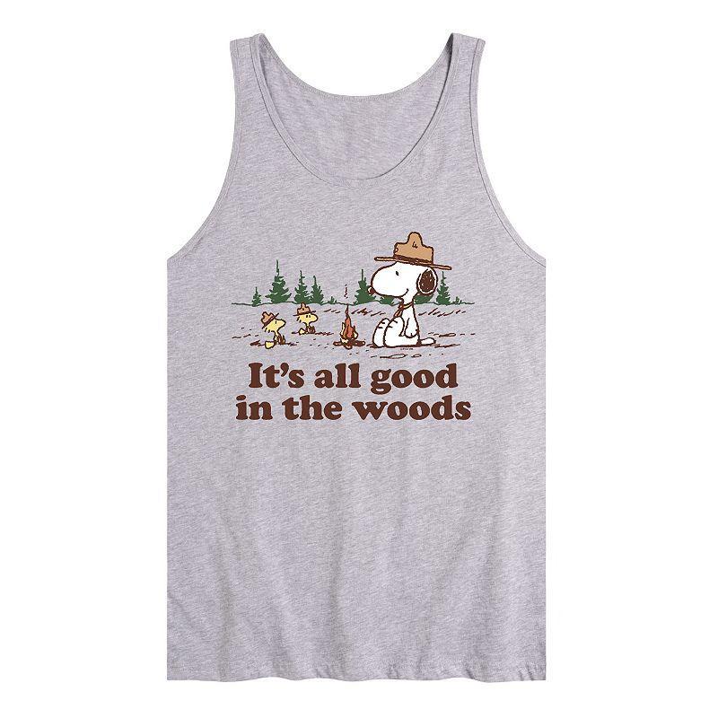 Mens Peanuts All Good In The Woods Tank Product Image