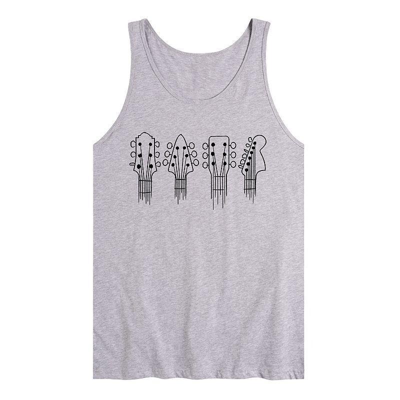 Mens Brushstroke Guitars Tank Top Product Image