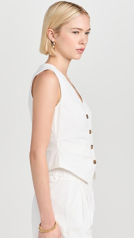 Moon River Button Up Vest | Shopbop Product Image