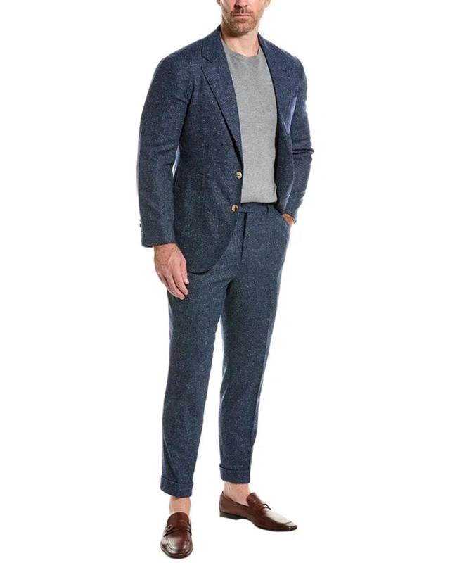 2pc Wool & Cashmere-blend Suit In Multi Product Image