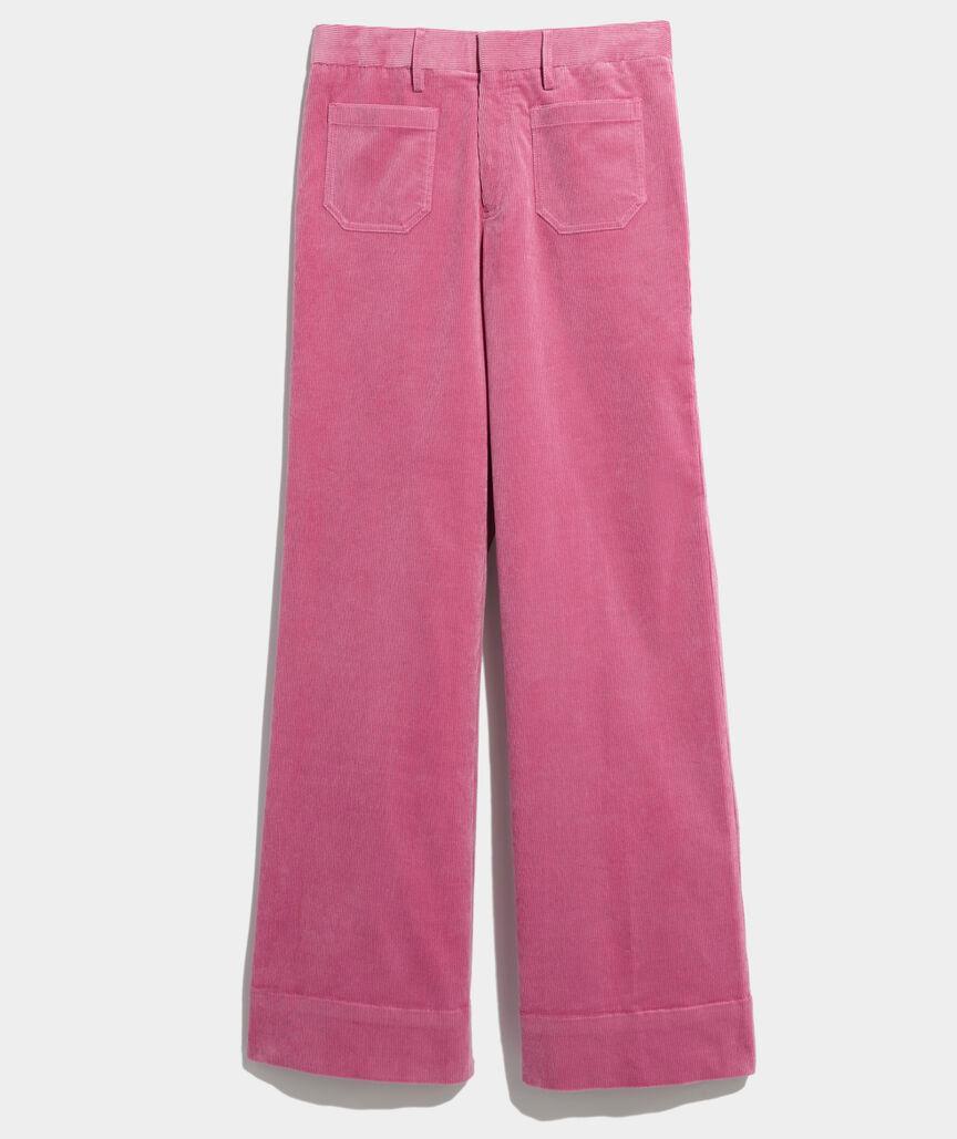 High-Rise Wide-Leg Cords Product Image