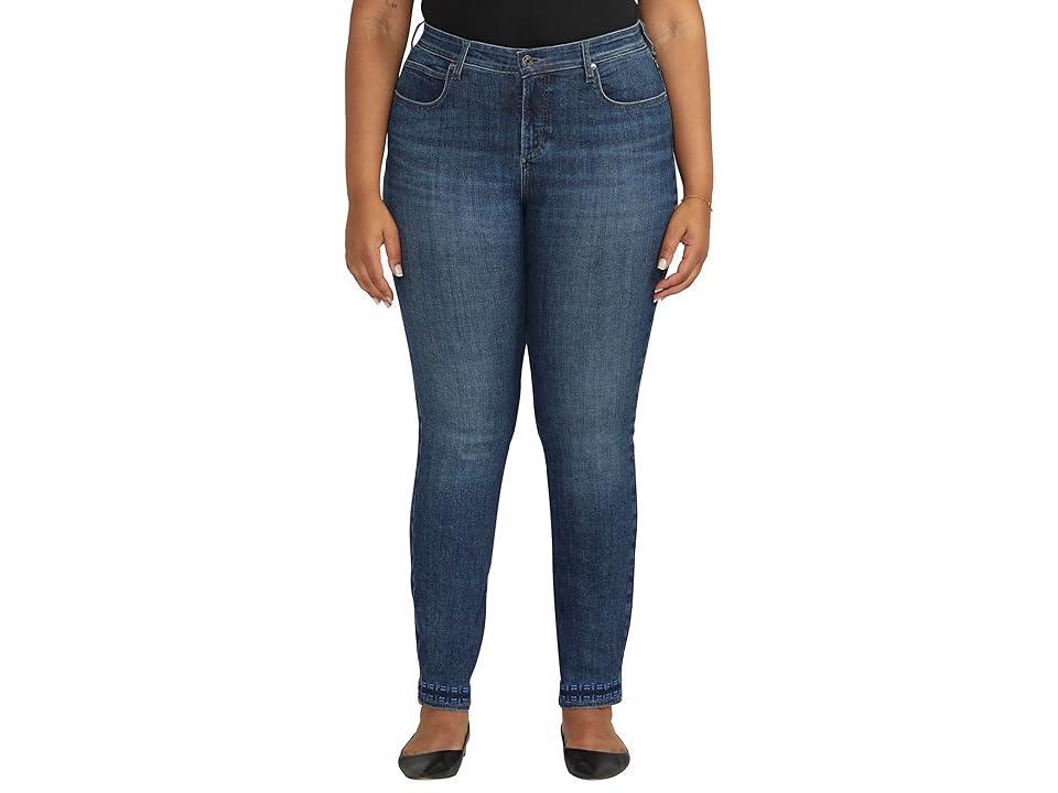 Jag Jeans Plus Size Ruby Mid-Rise Straight Leg Jeans (Night Owl) Women's Jeans Product Image