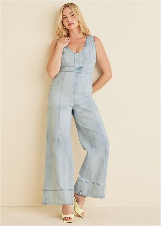 Stretch Denim Jumpsuit product image