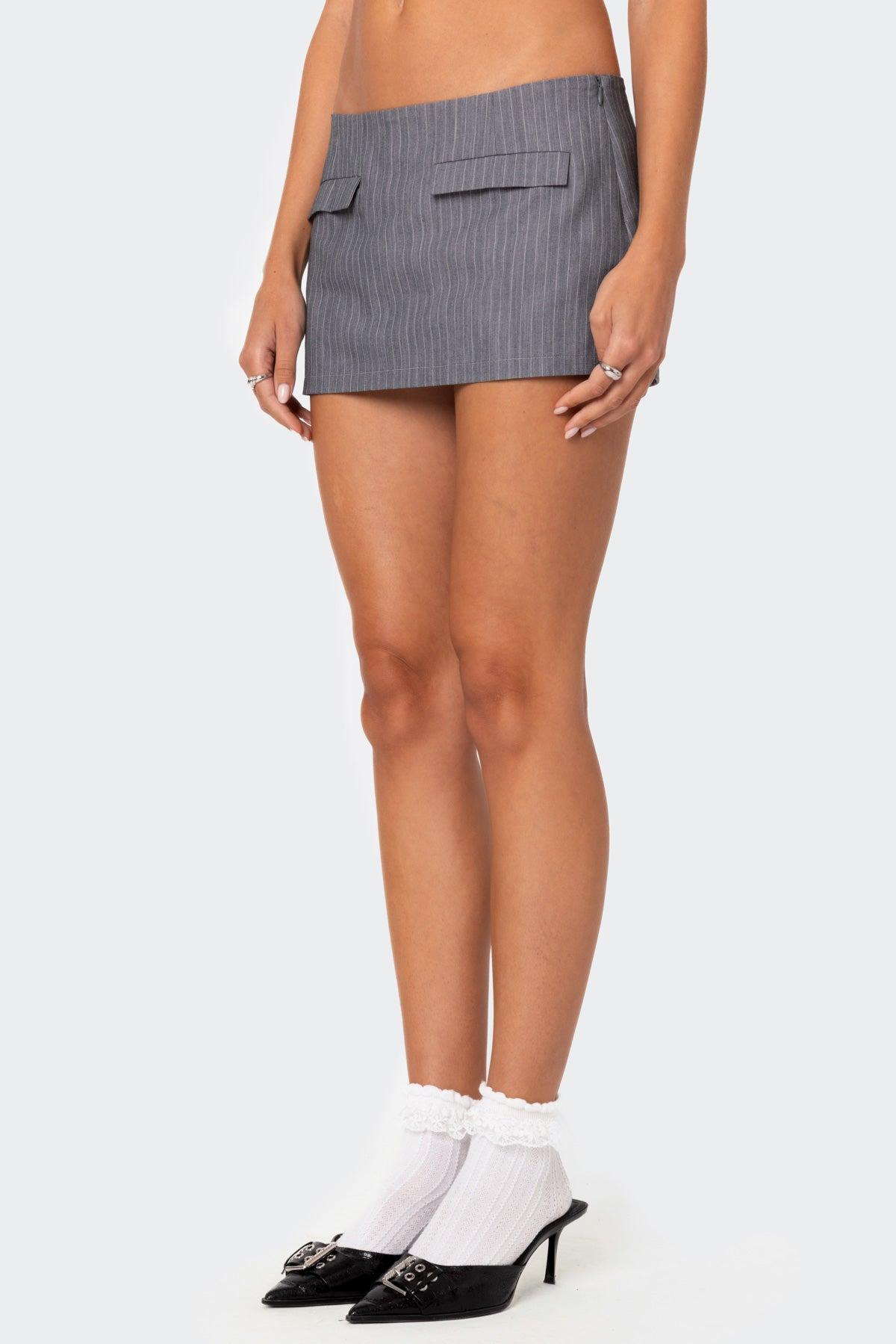 Magnolia Pinstripe Mini Skort Product Image