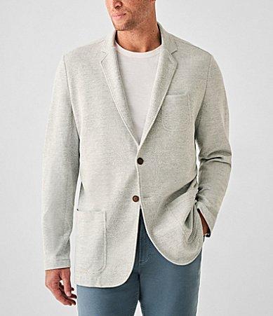 Faherty Inlet Slim Fit Knit Blazer Product Image