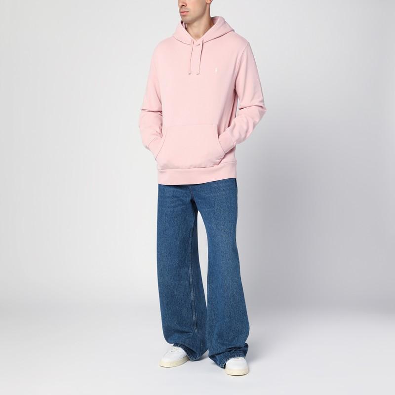 POLO RALPH LAUREN Rose Cotton Hoodie In Pink Product Image