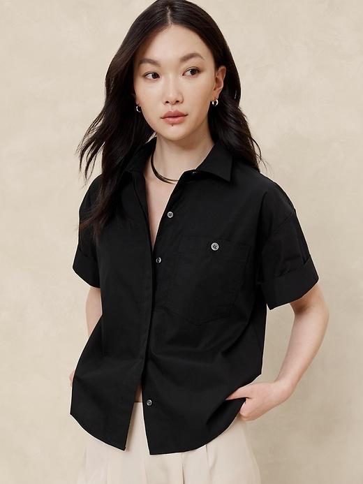 Pocket Poplin Shirt Product Image