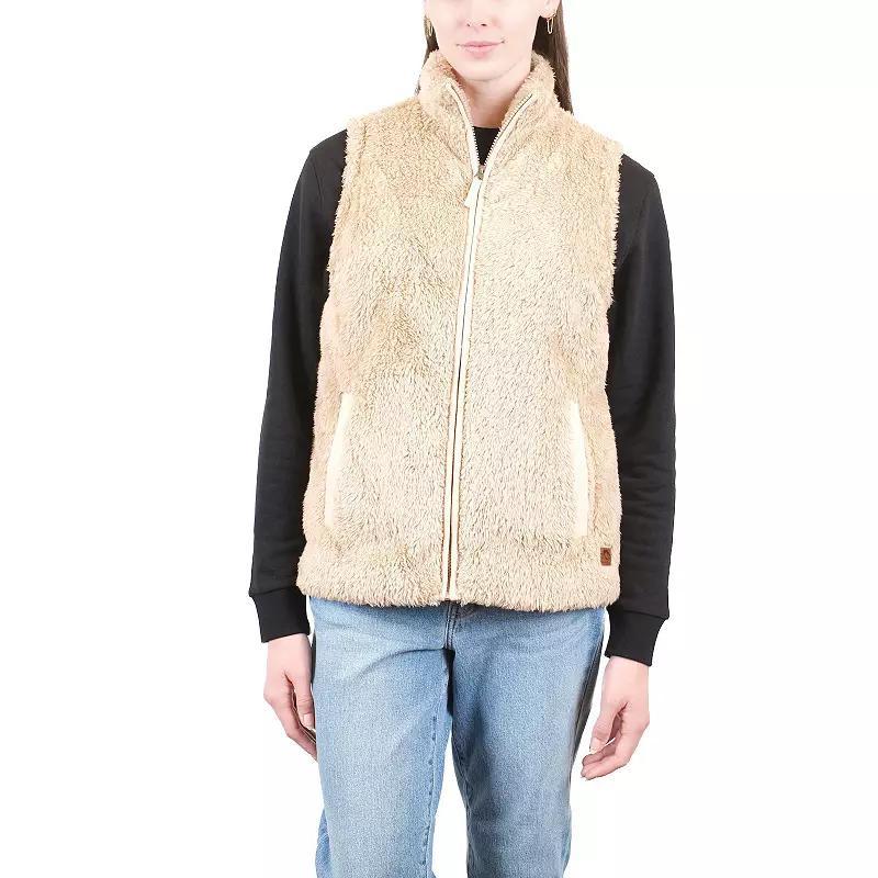 Womens Mountain and Isles Faux Fur Vest product image