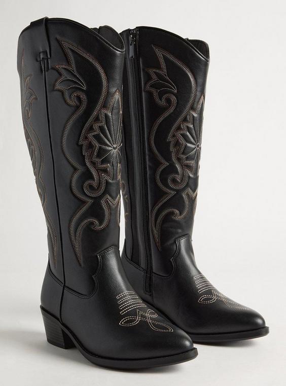 Wide Width Western Knee Boot (WW) Product Image