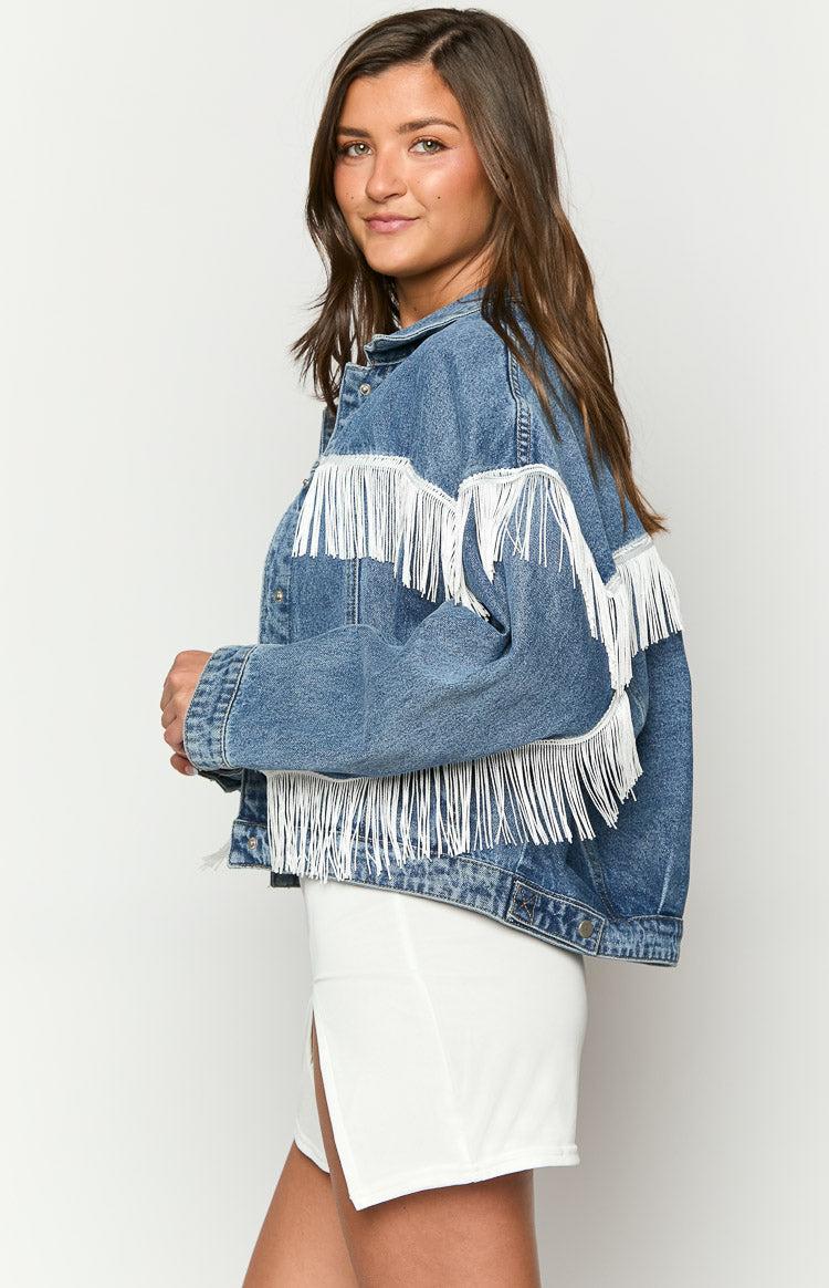 Western Ways Mid Wash Denim Jacket Product Image