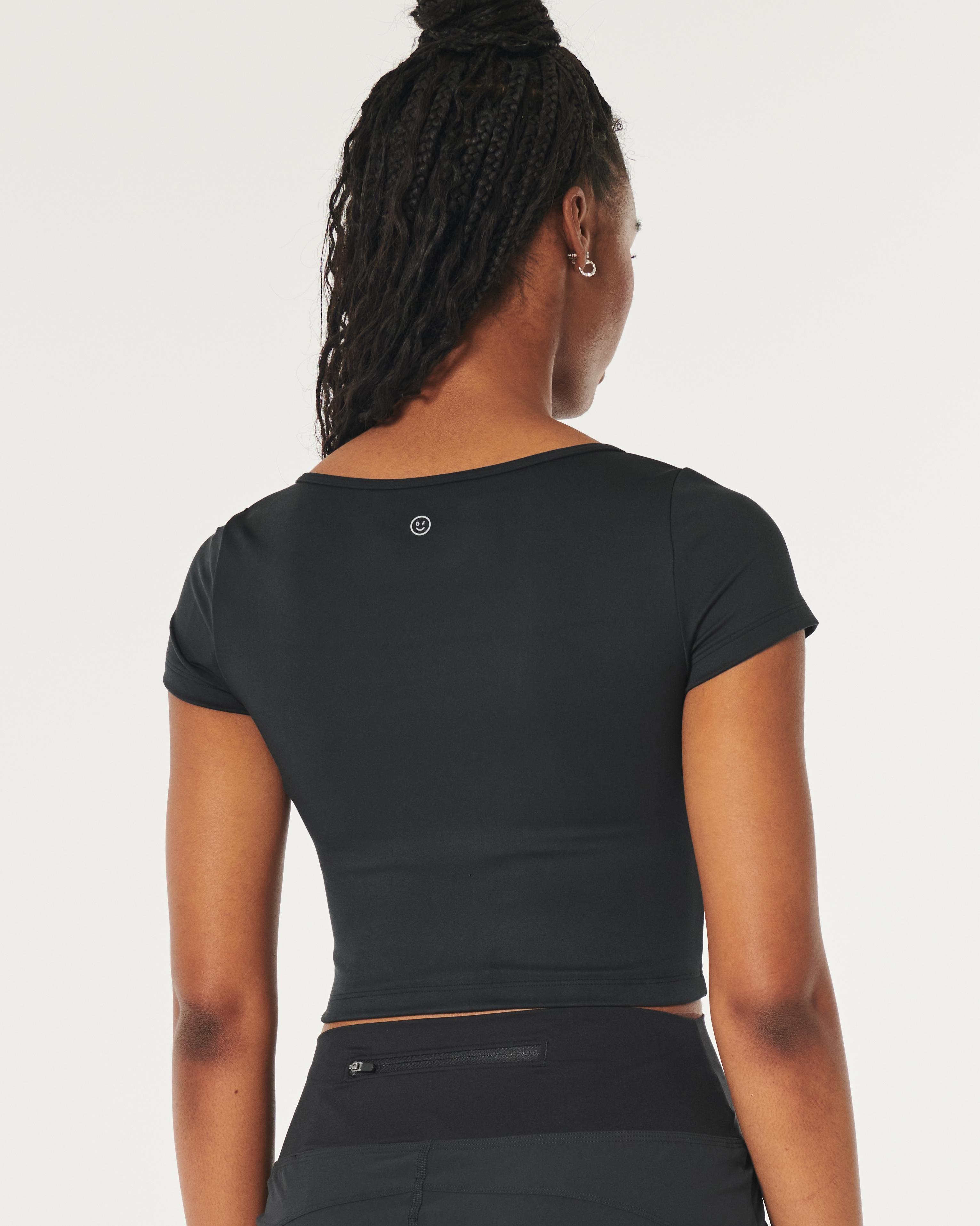 Gilly Hicks Active Recharge Wide-Neck T-Shirt Product Image