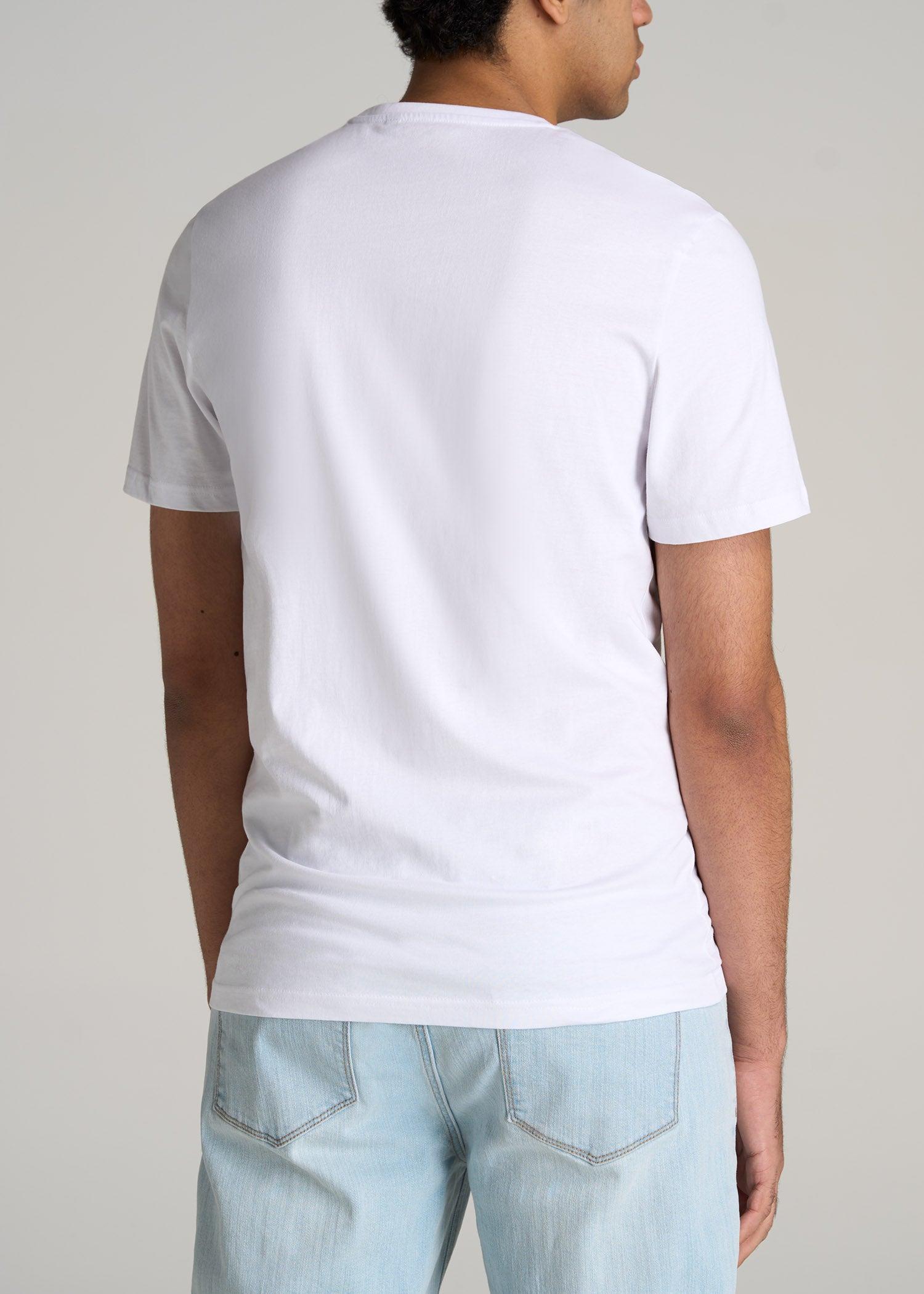 The Everyday REGULAR-FIT Crewneck Tall Men's T-Shirt in White Male Product Image