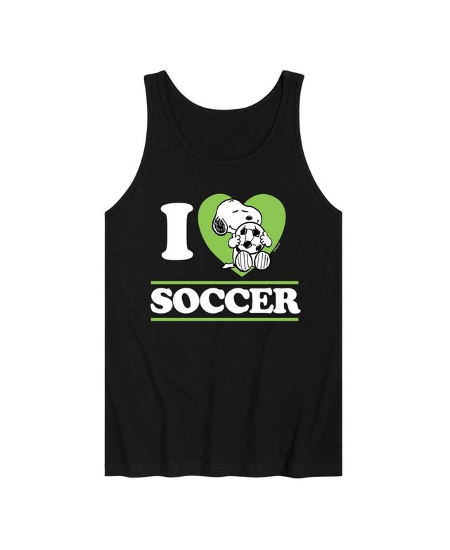 Mens Peanuts I Love Soccer Tank Product Image