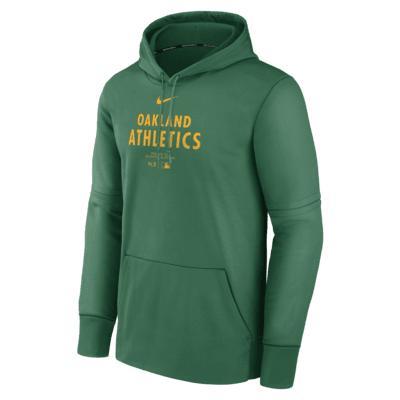 Men's Seattle Mariners Authentic Collection Practice Nike Therma MLB Pullover Hoodie Product Image