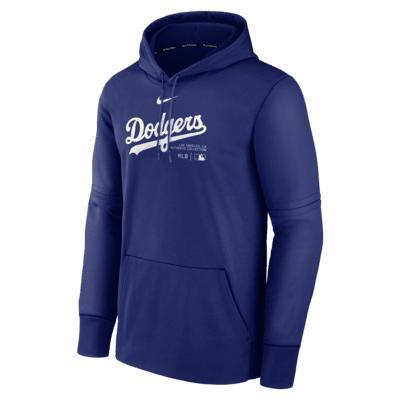 Nike Mens Royal Los Angeles Dodgers Authentic Collection Practice Performance Pullover Hoodie Drb Product Image