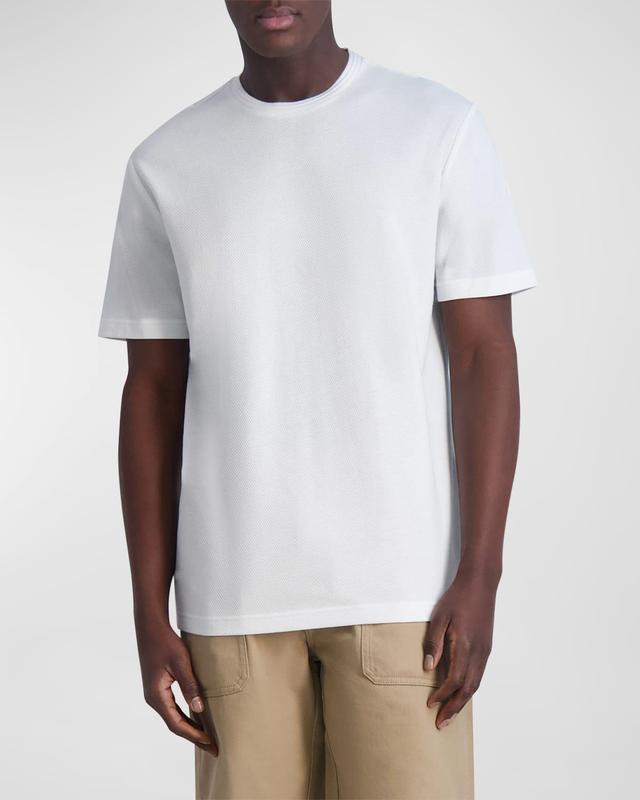 Mens Honeycomb Textured T-Shirt Product Image