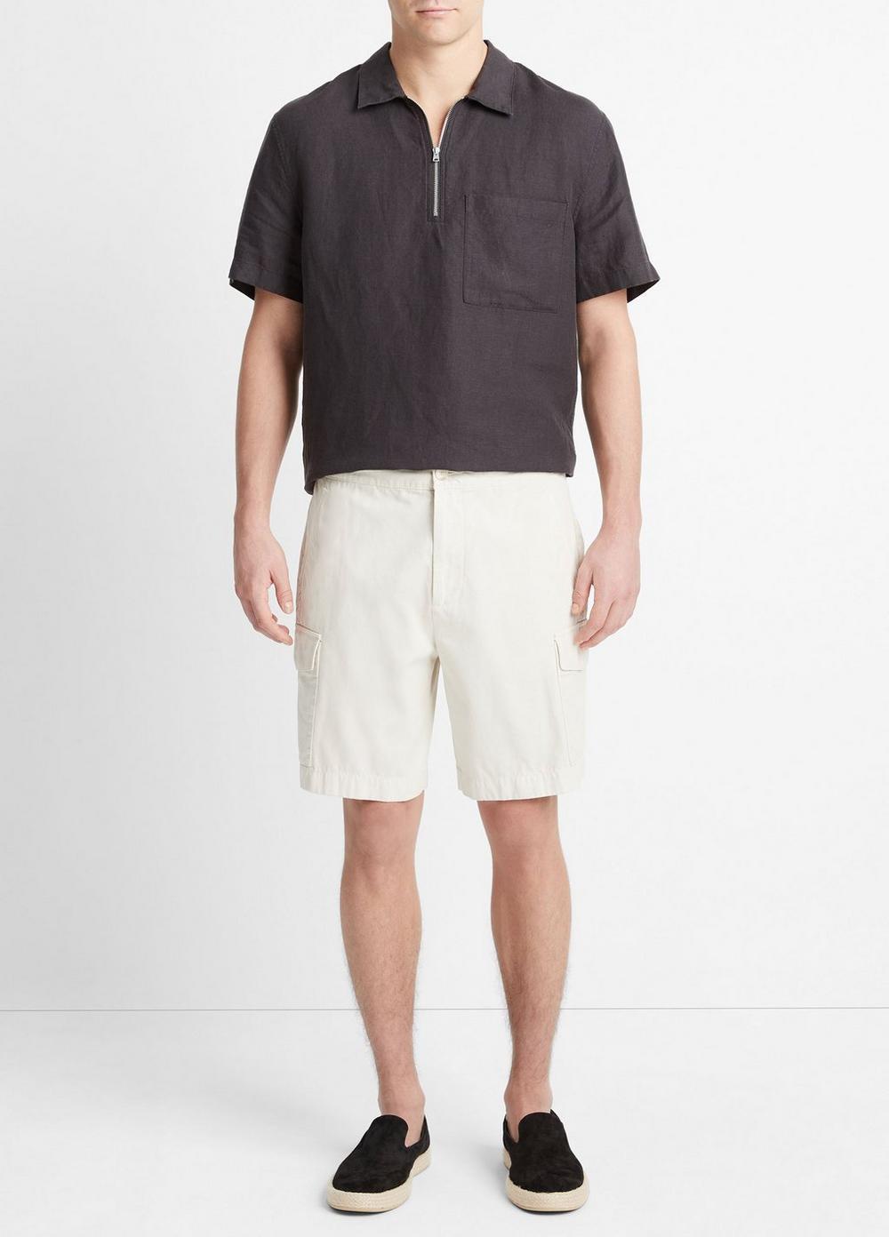 Garment Dye Cotton Twill Cargo Short Product Image