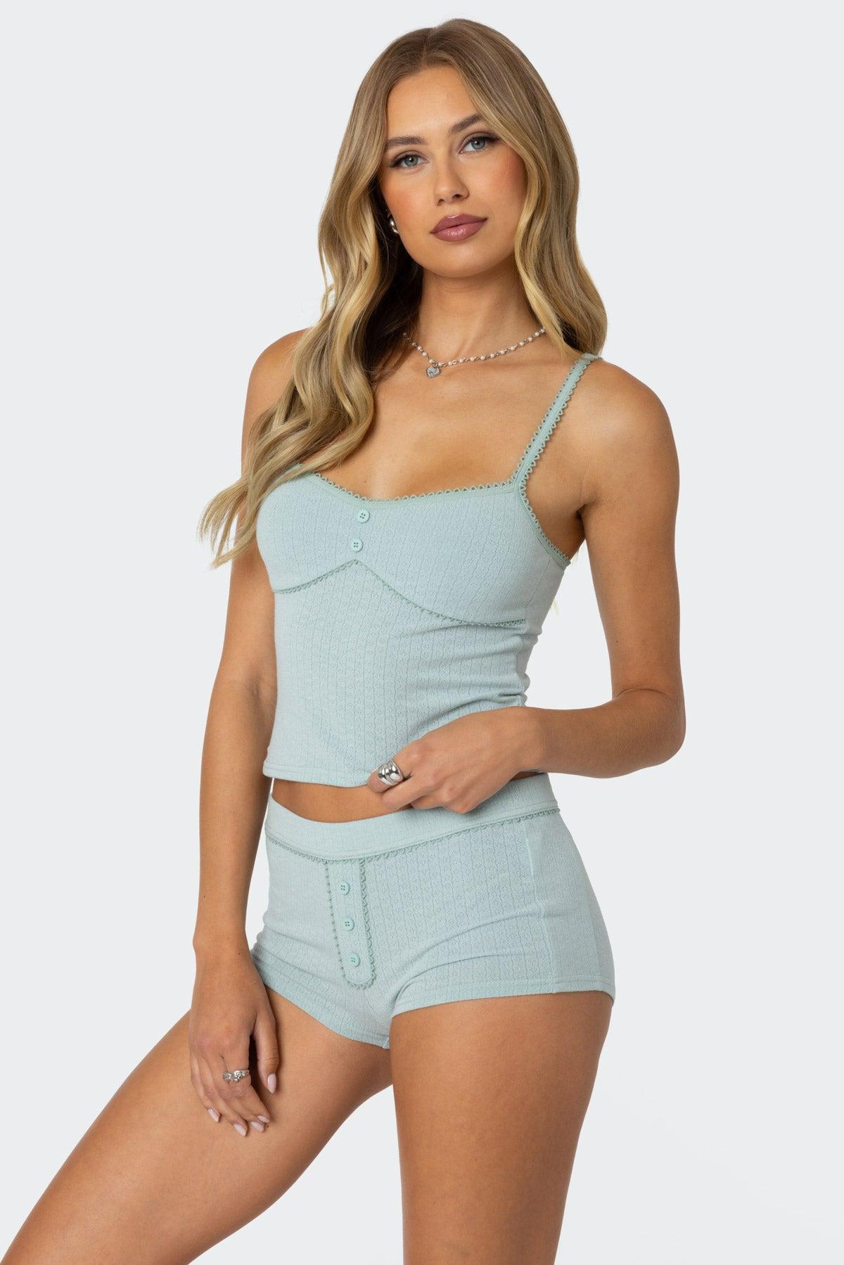 Maelle Pointelle Tank Top Product Image