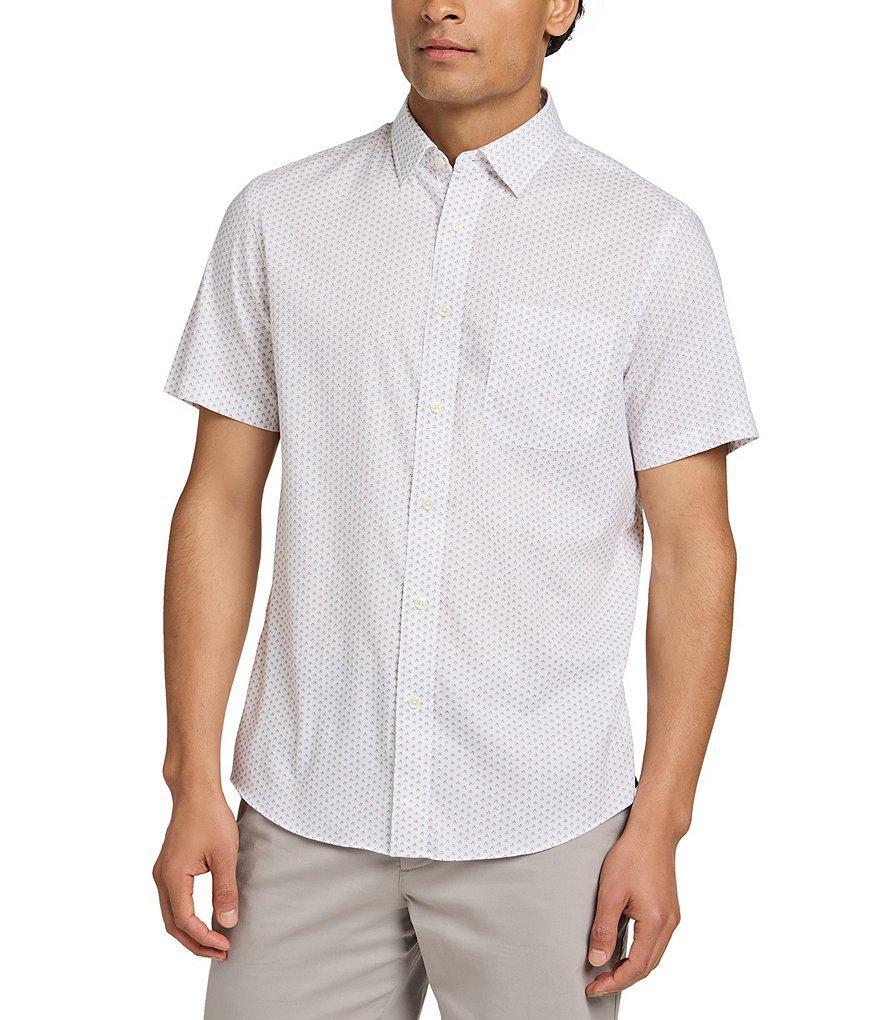 Faherty Movement Performance Short Sleeve Woven Shirt Product Image