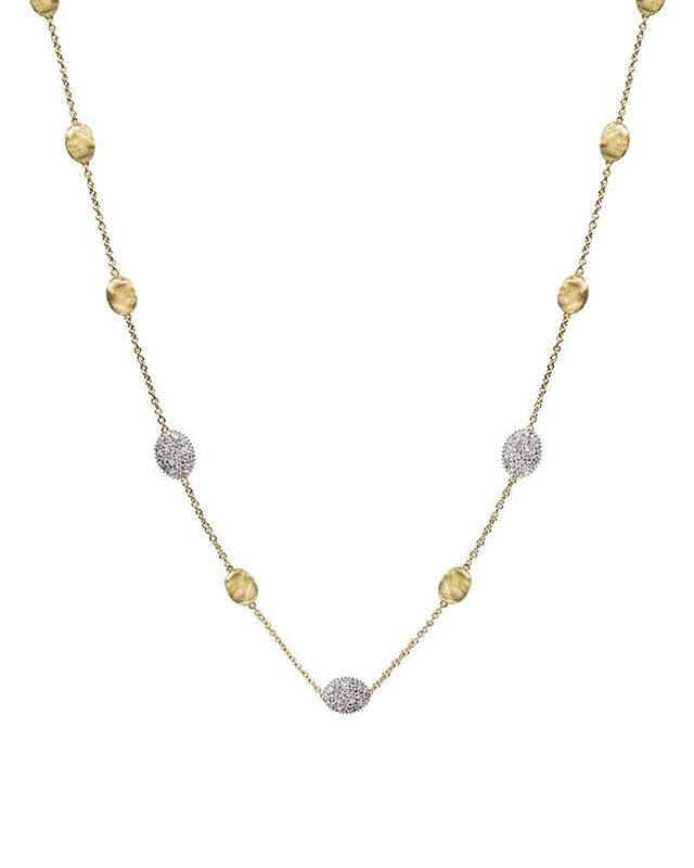 Marco Bicego Siviglia 18K Yellow Gold & Diamond Small Beaded Necklace Product Image