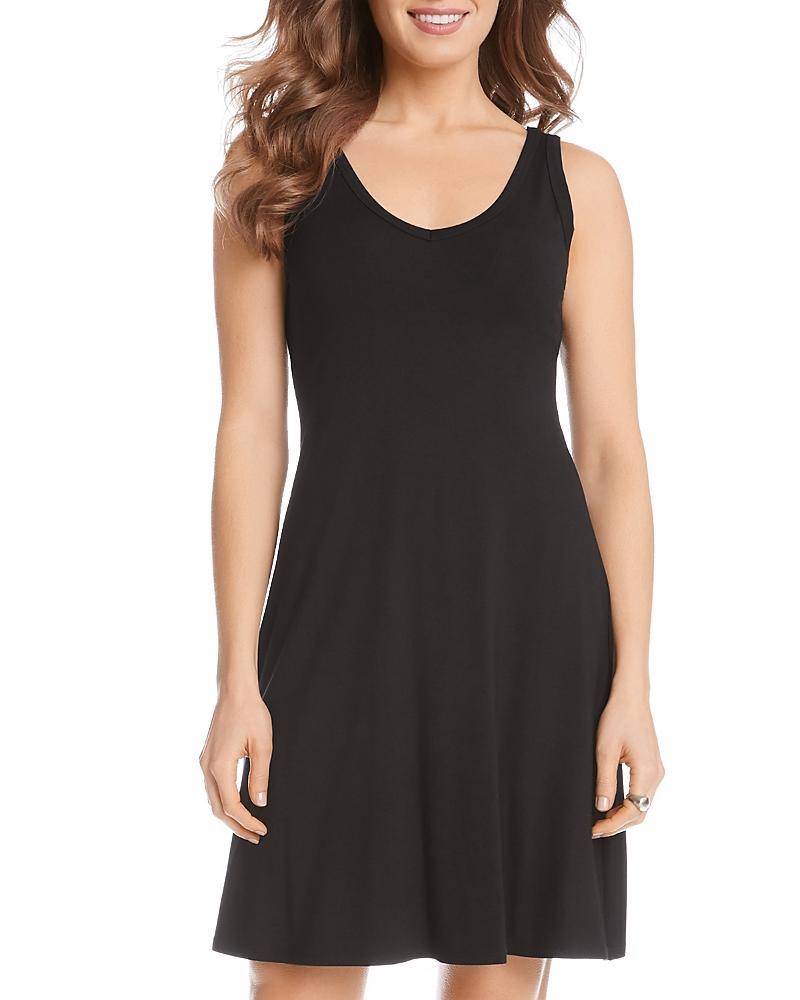 Karen Kane Brigitte Double V-Neck Jersey Dress Product Image