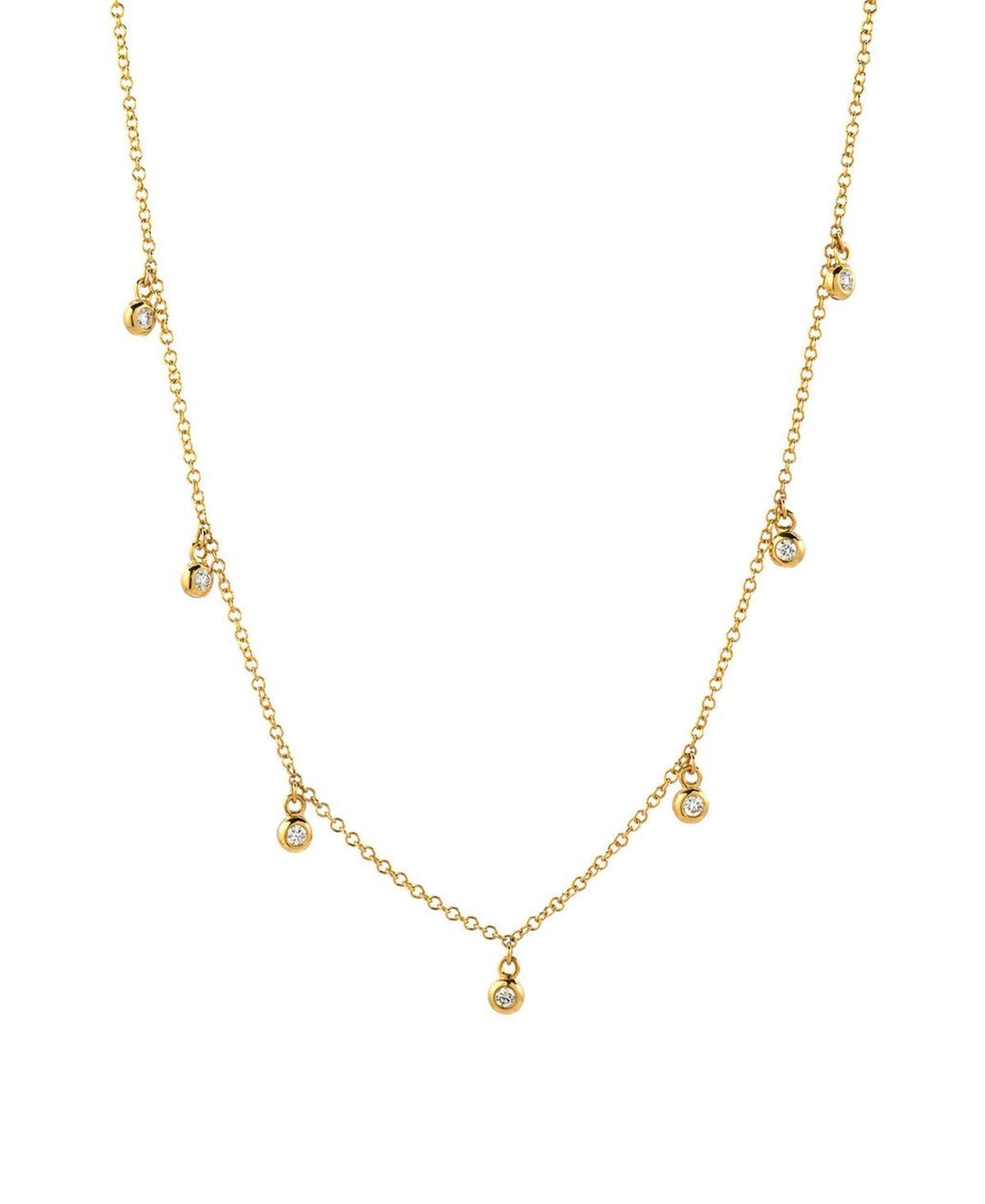 Zoe Lev 14K Yellow Gold Diamond Charm Necklace, 18 Product Image