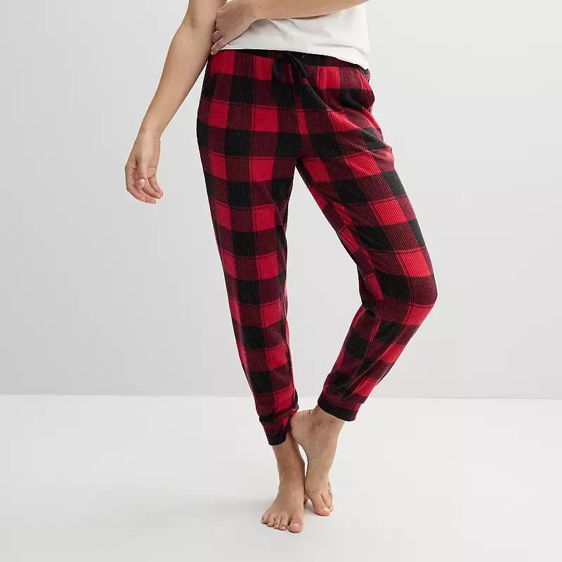 Womens Sonoma Goods For Life Cuffed Rib Pajama Pants product image