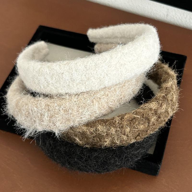 Plain Fuzzy Headband Product Image