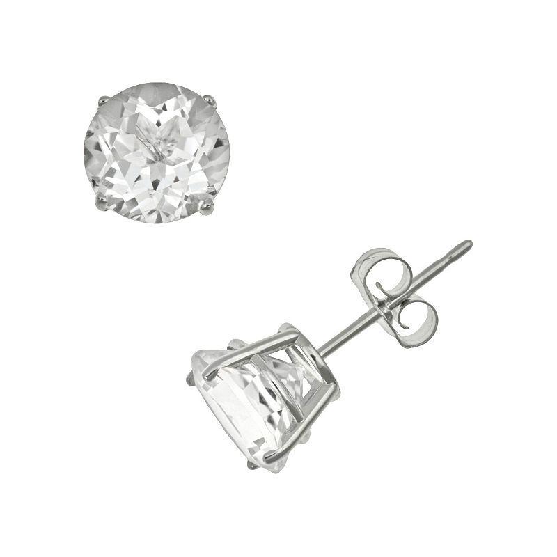 Celebration Gems Sterling Silver Citrine Stud Earrings, Womens, Orange Product Image