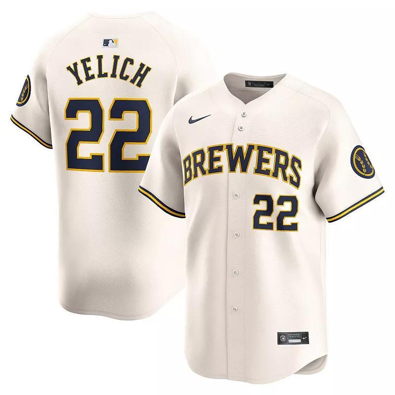 Christian Yelich Milwaukee Brewers Nike Men's Dri-FIT ADV MLB Limited Jersey Product Image