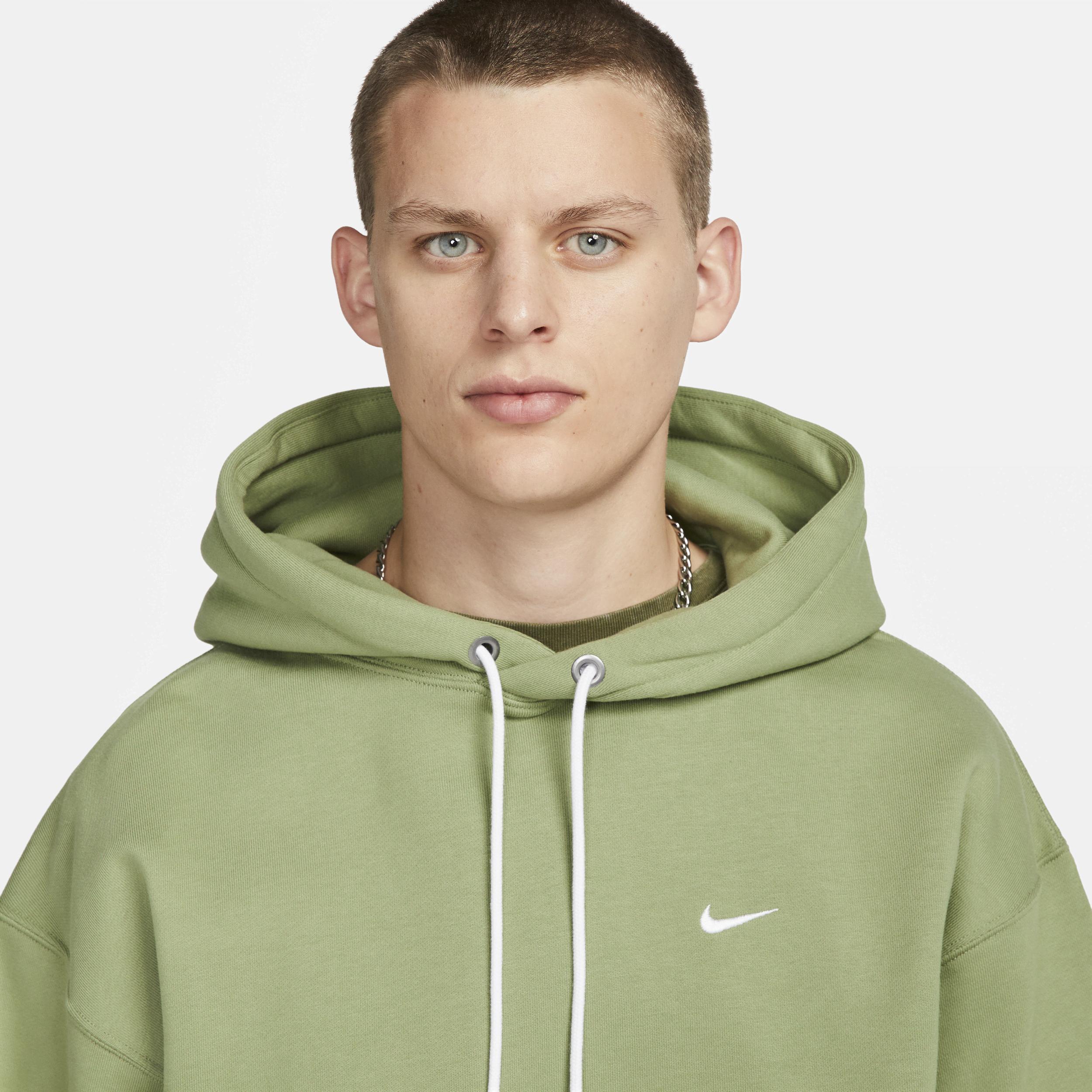 Nike Men's Solo Swoosh Fleece Pullover Hoodie Product Image