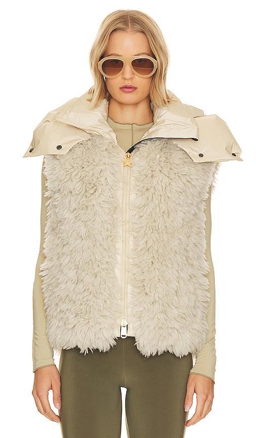 Goldbergh Iffy Vest in Beige Product Image