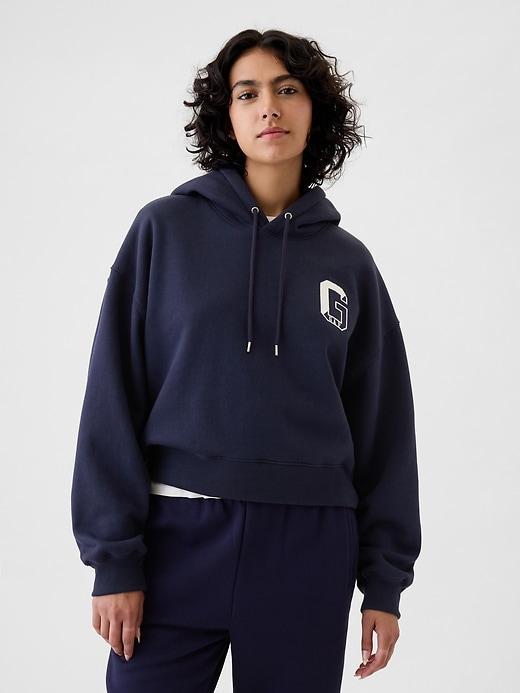 Vintage Soft Cropped Hoodie Product Image