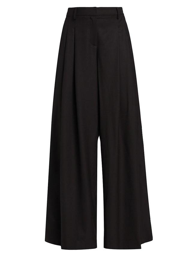 Womens New Didi Twill Wide-Leg Pants Product Image