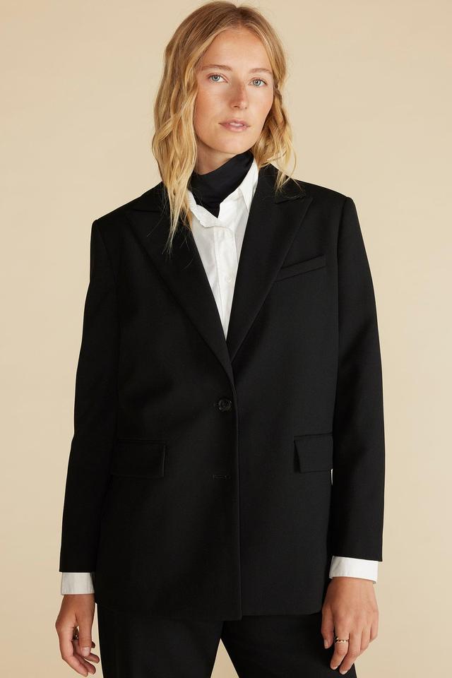 Alix Boyfriend Blazer - Black Product Image