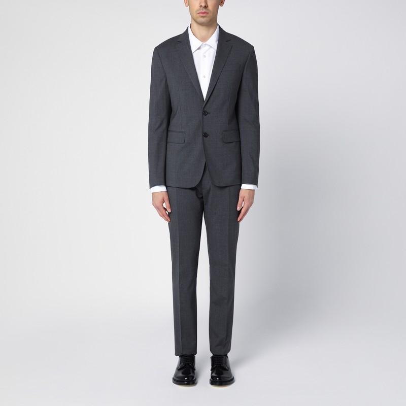 DSQUARED2 Grey Single-breasted Wool Suit Product Image