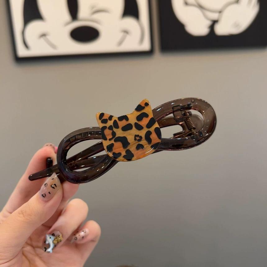 Leopard Hair Clip Product Image