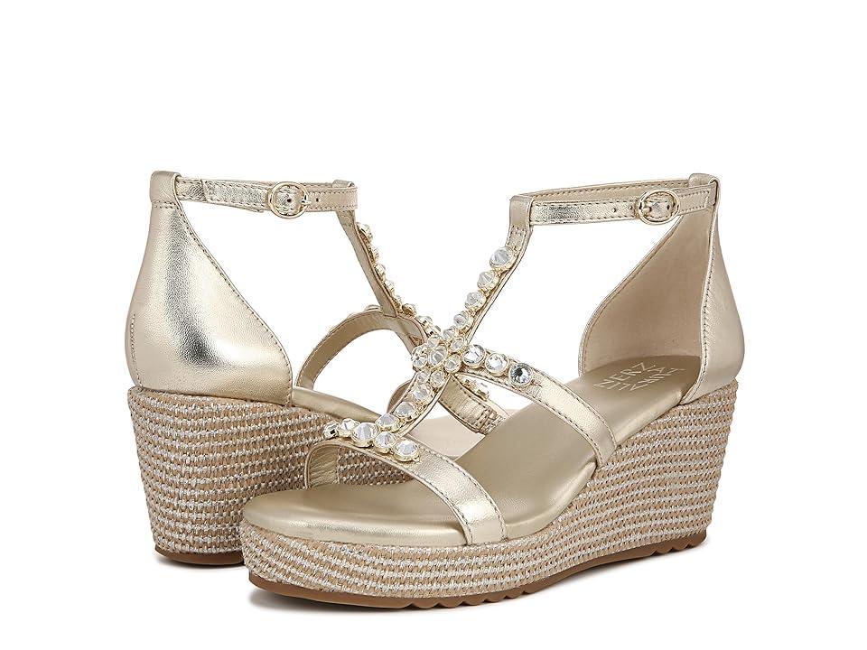 Naturalizer Serena Ankle Straps (Champagne Metallic Leather) Women's Sandals Product Image